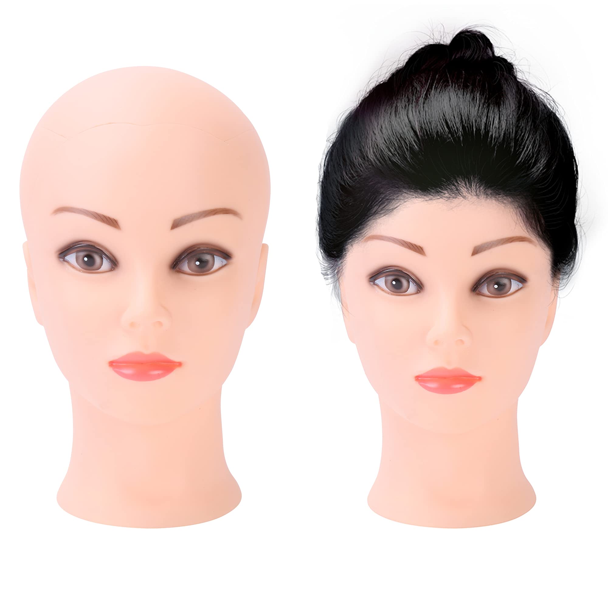 xnicx Mannequin Head wig head stand Training Head Manikin Head Mannequin Head for Wigs Making and Display Head With Table Clamp