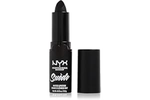 NYX PROFESSIONAL MAKEUP - Suede Matte Lipstick, Alien (Black)