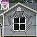 Pawliss Giant Spider Web with Super Stretch Cobweb Set, Halloween Decor Decorations Outdoor Yard, Round Dia. 9 Feet, Black
