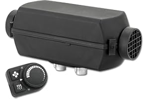 LONGROADACCESS AUTOTERM Air 2D (Planar) 2 kW Diesel Air Heater 12V with PU-5 controller Similar to Webasto, Airtronic, Eberspacher, Espar for car, cabin, boat, bus, camper - universal kit!