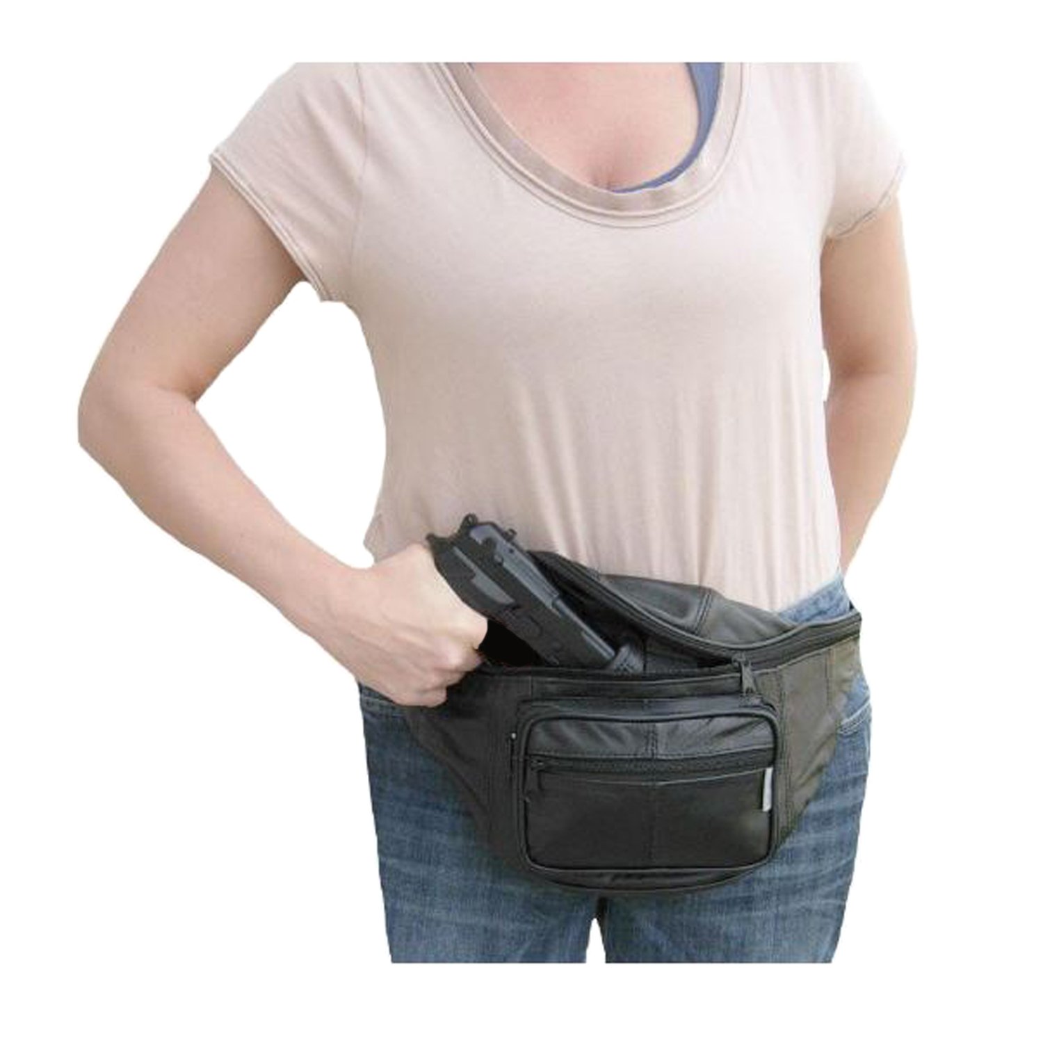 Fashion Helpers Leather Concealed Carry Fanny Pack for Men & Women Buy