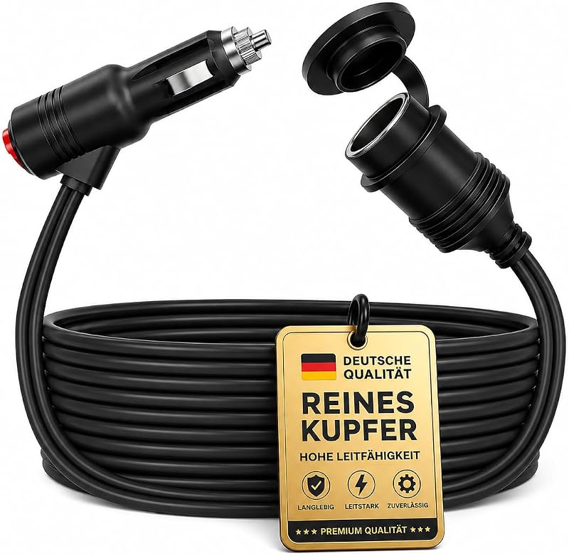 Zigarettenanzünder Verlängerung 12V Verlängerungskabel 2M / 4M / 6M |