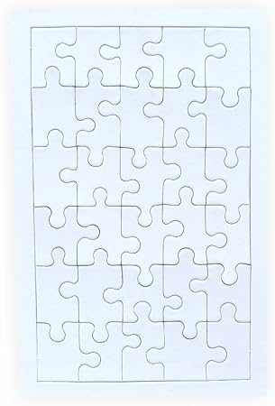 Puzzle Zum Bemalen Viereck 30 Teile 10 Stuck Zum Selbst Gestalten Mit Rahmen Amazon De Kuche Haushalt