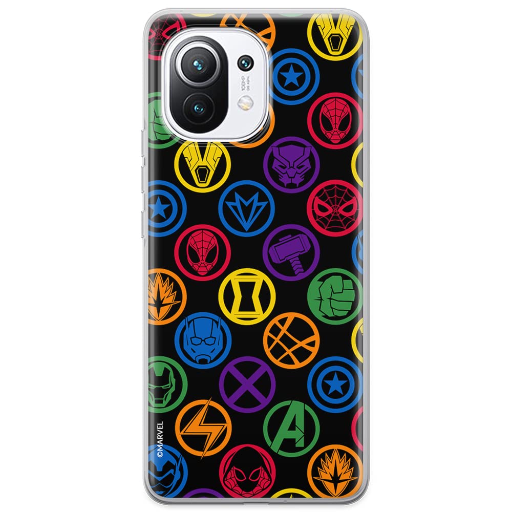 ERT GROUP mobile phone case for Xiaomi 11 original and officially Licensed Marvel pattern Avengers 022 optimally adapted to the shape of the mobile phone, case made of TPU — image 1