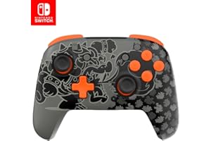 PDP REMATCH GLOW Wireless Nintendo Switch Pro Controller, Full Motion Controls – Licensed for Nintendo Switch. & Lite & OLED 