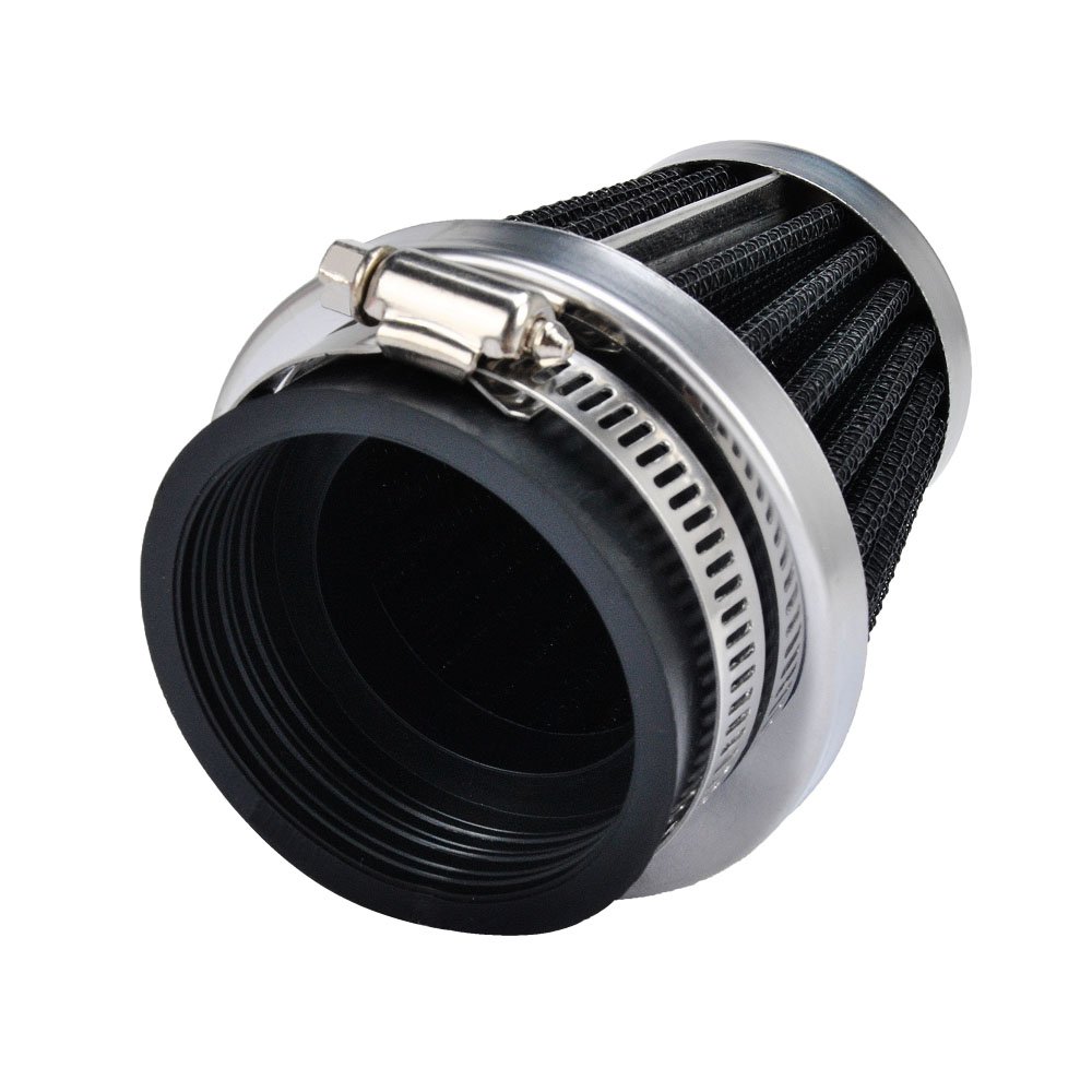 MUYI 4 Pcs 35mm/1.38in. Air Filters Motorcycle Universal Round Tapered Clamp-on Pod Cleaner Intake Filter for Yamaha Honda Suzuki Kawasaki Dirt Bike ATV Moped Pit Bike Scooter Vintage