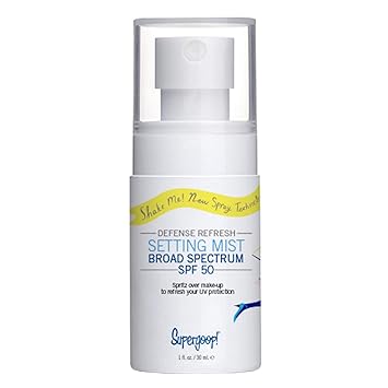 Supergoop! SPF 50 Defense Refresh Setting Mist Sunscreen