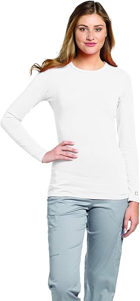 women's white stretch t shirt