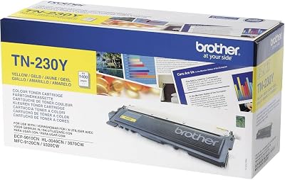 Brother TN-230C Cyan Laser Toner Cartridge 1400 Pages for HL-3040CN MFC-9120CN