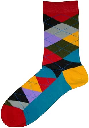 Bassin and Brown Mens Argyle Socks - Multi-colour at ...
