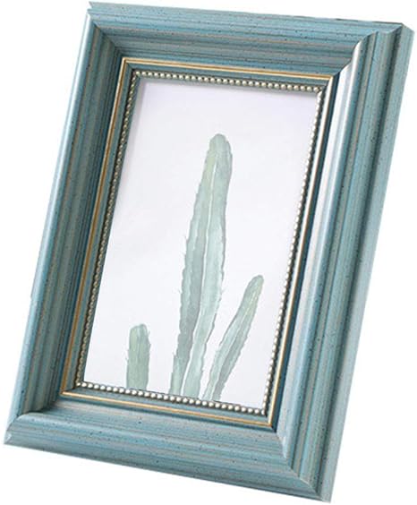 Amazon Co Jp Yuena Care フォトフレーム ポスターフレーム 木製額縁 北欧 クリア 写真立て 額縁 インテリアフレーム フレーム 木製 ナチュラル はがき 写真フレーム ポスター 横縦置 壁掛け 結婚祝い プレゼント 欧風 青い A5サイズ ホーム キッチン