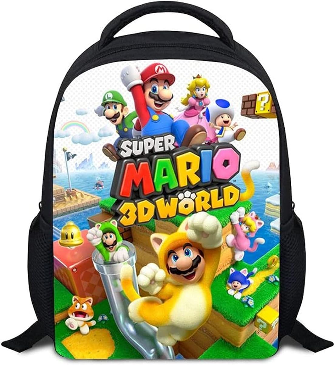 Mario Backpack, Girls and Boys, Suitable for Nursery, Elementary School