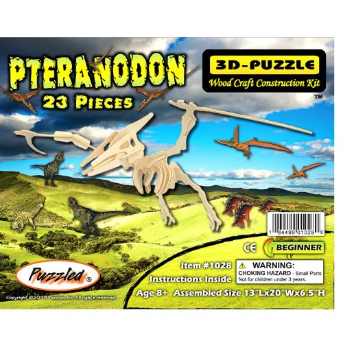 3D-Puzzle Wood Construction Kit Pteranodon Puzzle #1028