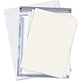 Sotek Blank Chocolate Transfer Sheets 25 pcs A4 (8.3"X11.7") - Edible Transfer Sheets for White Chocolates, Icing Paper for Decorating, White Food Printing Papers