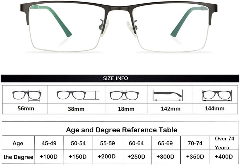 Occhiali da lettura Uomo da Sole Fotocromatici Transition UV400  Antiriflesso 0.25 to 3.50 Diottrie Lente Asferica +0.25,Black Frame  Montatura Metallo Largo Occhiali e accessori Occhiali da sole  outlookplanningdevelopment.com.au