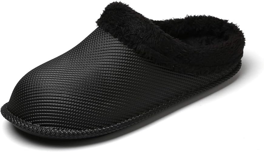 fuzzy slip ons
