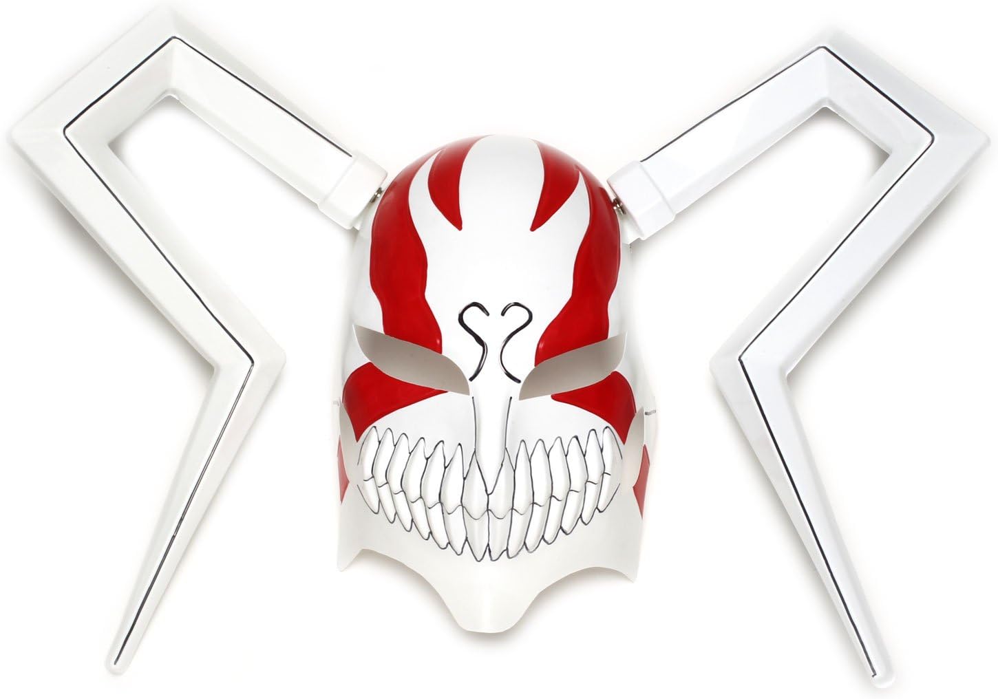 [Cosplay] accessory imaginary (Hollow) wind mask completely imaginary tallow Ichigo Bleach BLEACH hollowfication tool Kurosaki Ichigo ox horn white red (japan import)