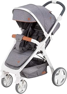BeBe-Mobile Kinderwagen Buggy Jogger Sportwagen Kinderbuggy klappbar Quatro Tommy 14 grau
