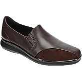 Clarks Women's Lynell Edge Slip On Loafer, Wine Multi, Size 9 Wide
