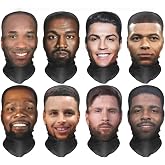 3D Digital Print Funny Portrait Balaclava - Multi-Functional Outdoor Face Mask, Hip-Hop Headscarf, Send a Message for Customization