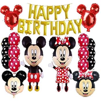 Amazon Com Mickey Mouse Minnie Mouse Birthday Party Supplies And