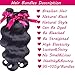 4x4 Body Wave lace Closure,100% Human Hair Lace Closure 13x4 Inch Body Wave Lace Frontal (14/16/18+14 Inch, Bundles With Closure)
