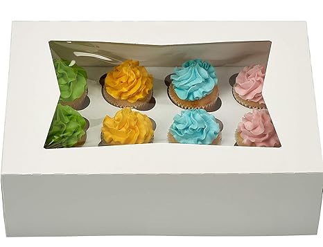 1 X Giant Cupcake Pop Up Window Cake Box Cupcake Clear Windows