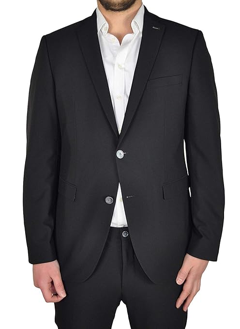 Barutti - Slim Fit - Herren Baukasten-Sakko in der Farbe Schwarz, 900 0021 3449 004 (Savino)