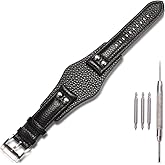 22mm Watch Strap Compatible with Fossil CH2891 CH2665 CH2564 CH2573 CH2574 Leather Bracelet Band Replacement Wirstband