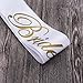 Nymph Code Bridesmaid Satin Sash - 4 Pcs Bridal Shower Sash for Bachelorette Party Kit Wedding Decorations Accessory (White Satin)