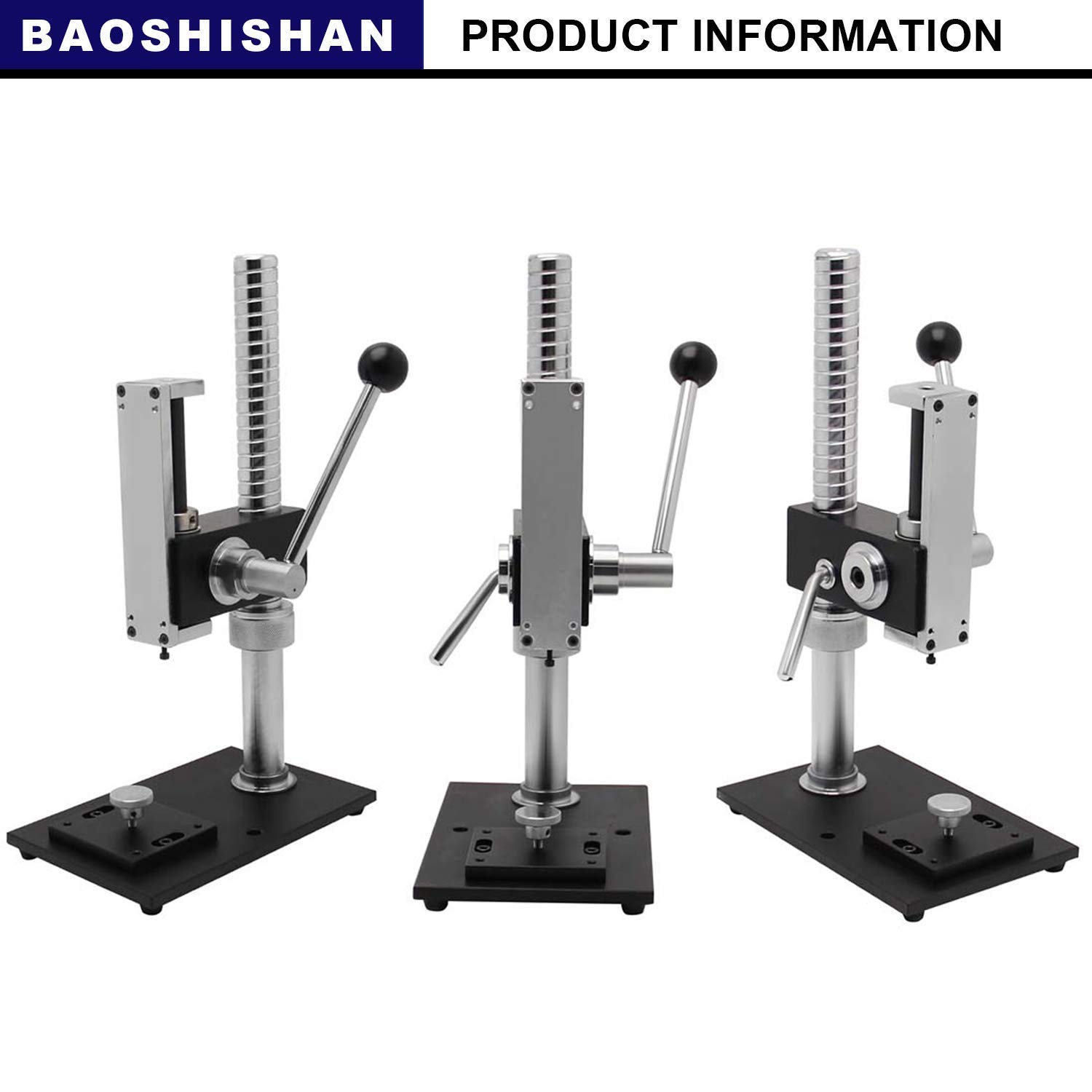 BAOSHISHAN 20lb Push Pull Force Gauge + HPA LeverOperated Test Stand