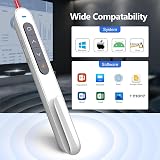Norwii N27 Presentation Clicker 328FT 2.4GHz Wireless Presenter Remote White view 3