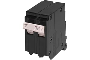 SEKELO 20 Amp 2-Pole Circuit Breaker, Type 3/4-Inch Plug-On Molded Case Circuit Breaker, 120/240V, Thermal Magnetic, 10-Yr Warranty