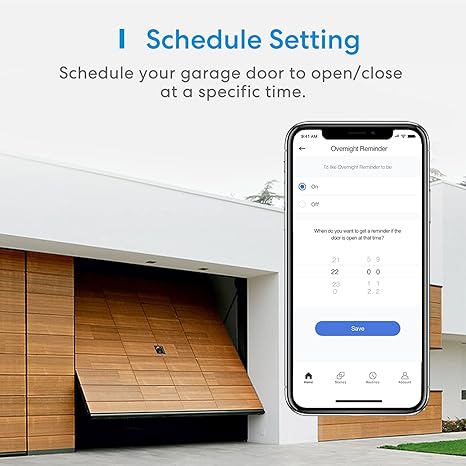 Meross Smart Garage Door Opener Remote Control Compatible With Apple Homekit Amazon Alexa Google Assistant Smartthings Multiple Notification Modes No Hub Required Amazon De Baumarkt