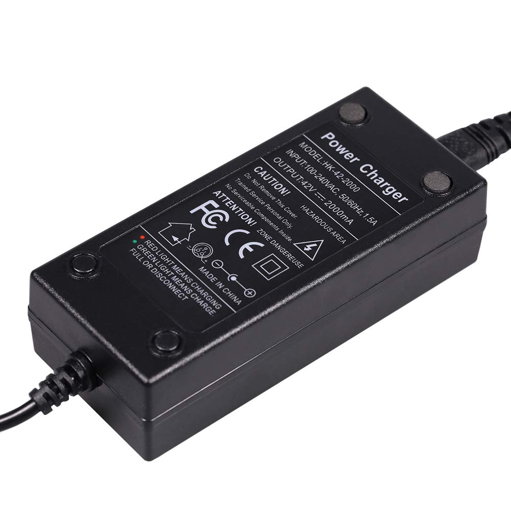 42V 2A Power Adapter Powerfast 3-Prong Connector for 36V Sports Mod,and Pocket Mod 10S Lithium Battery,Charger Replacement for Electric Scooter