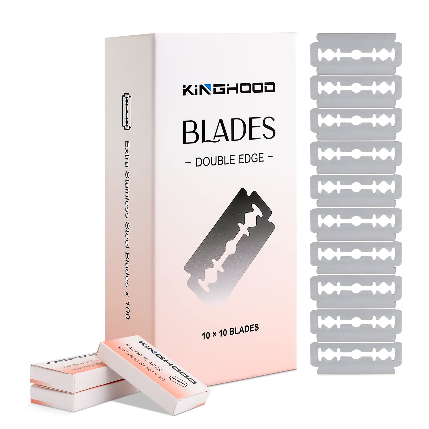 Photo 1 of 100 Count Safety Razor Blades - Double Edge Razor Blades for a Smooth and Precise Shave