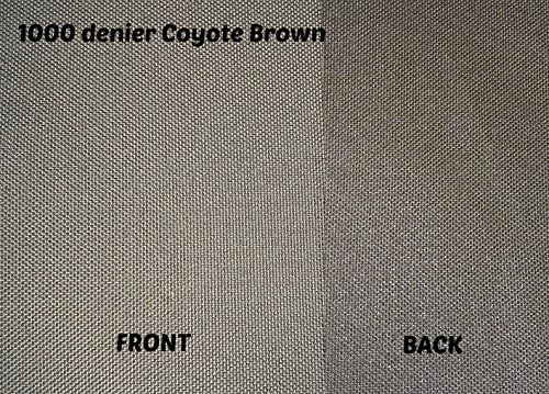 1000 denier nylon cordura (1 yard plus 4")
