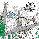 Jurassic World: Fallen Kingdom Adult Coloring Book by