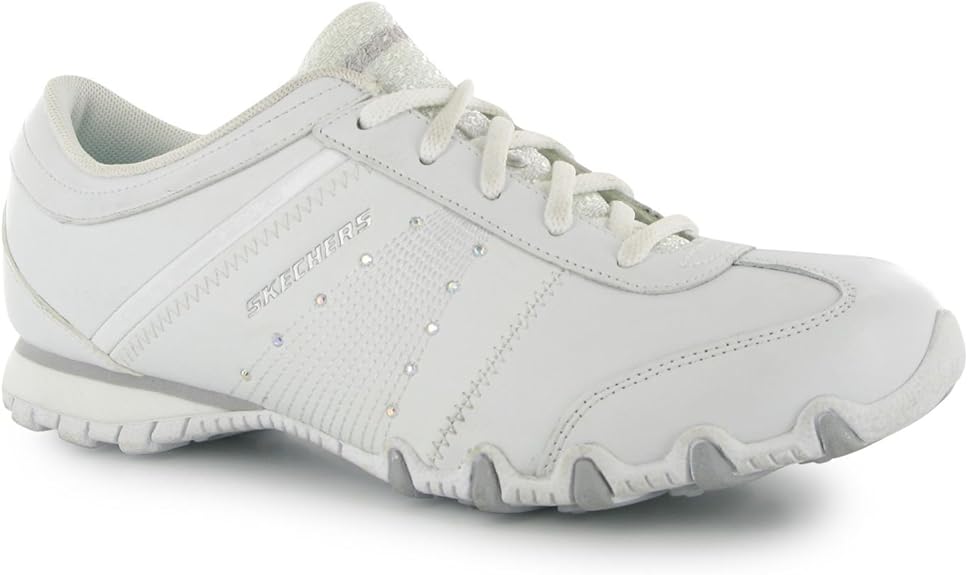 skechers white trainers ladies
