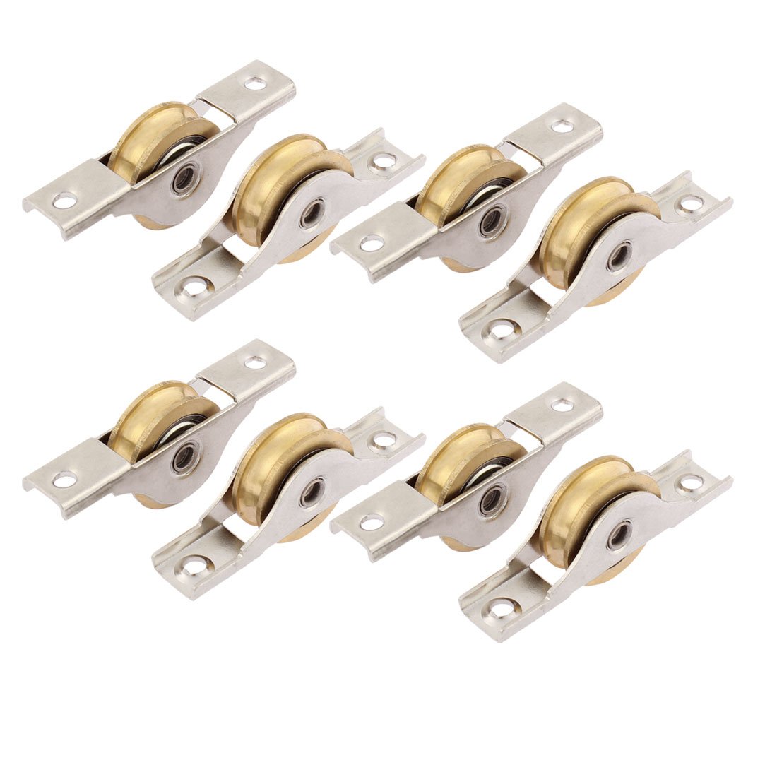 Sourcingmap Cabinet Wardrobe Sliding Door Roller Wheel Window Sash Pulley 8pcs