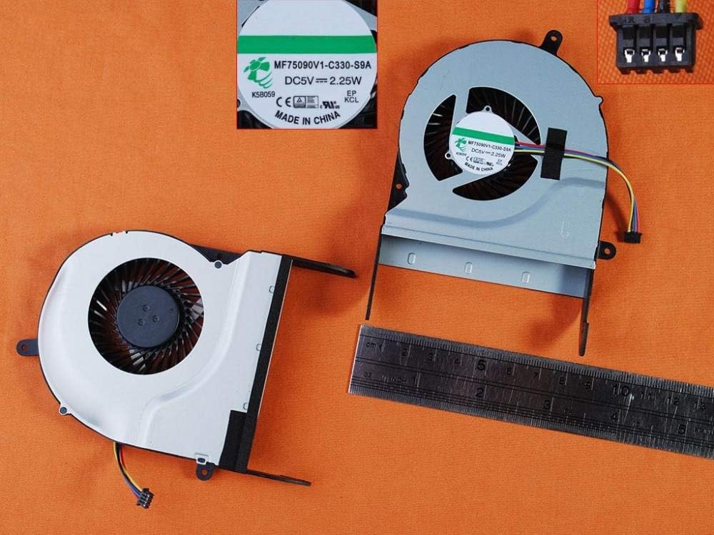 New Laptop Cooling Fan For ASUS N551J N551JW N551JK N551JX G551 G551J G551JM G551JX PN MF75090V1-C330-S9A CPU Cooler Radiator