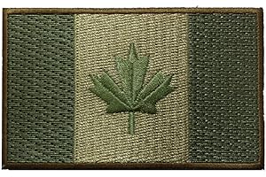 Canada Flag Patches,Canadian Flag Patch,Maple Leaf Patch,Tactical Tags Morale National Emblem Patch Hook Loop Sew On for Trav