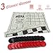 MIDWAY MONSTERS Giant 3-in-1 Checkers and Mega Tic Tac Toe with Reversible Rug – Indoor/Outdoor Jumbo Board Games for Family Fun & Parties