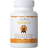 Young Living KidScents MightyZyme Chewable Tablets - 90 ct - Children's Digestive Enzyme Supplement - Natural Digestion Support for Kids - Kid-Friendly Products