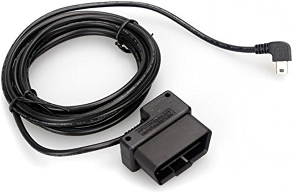Jusky Dash Cam OBD-II Plug Hard Wire Kit Micro/Mini USB Connector Power Adapter for Car DVR Vehicle Camera Recorder