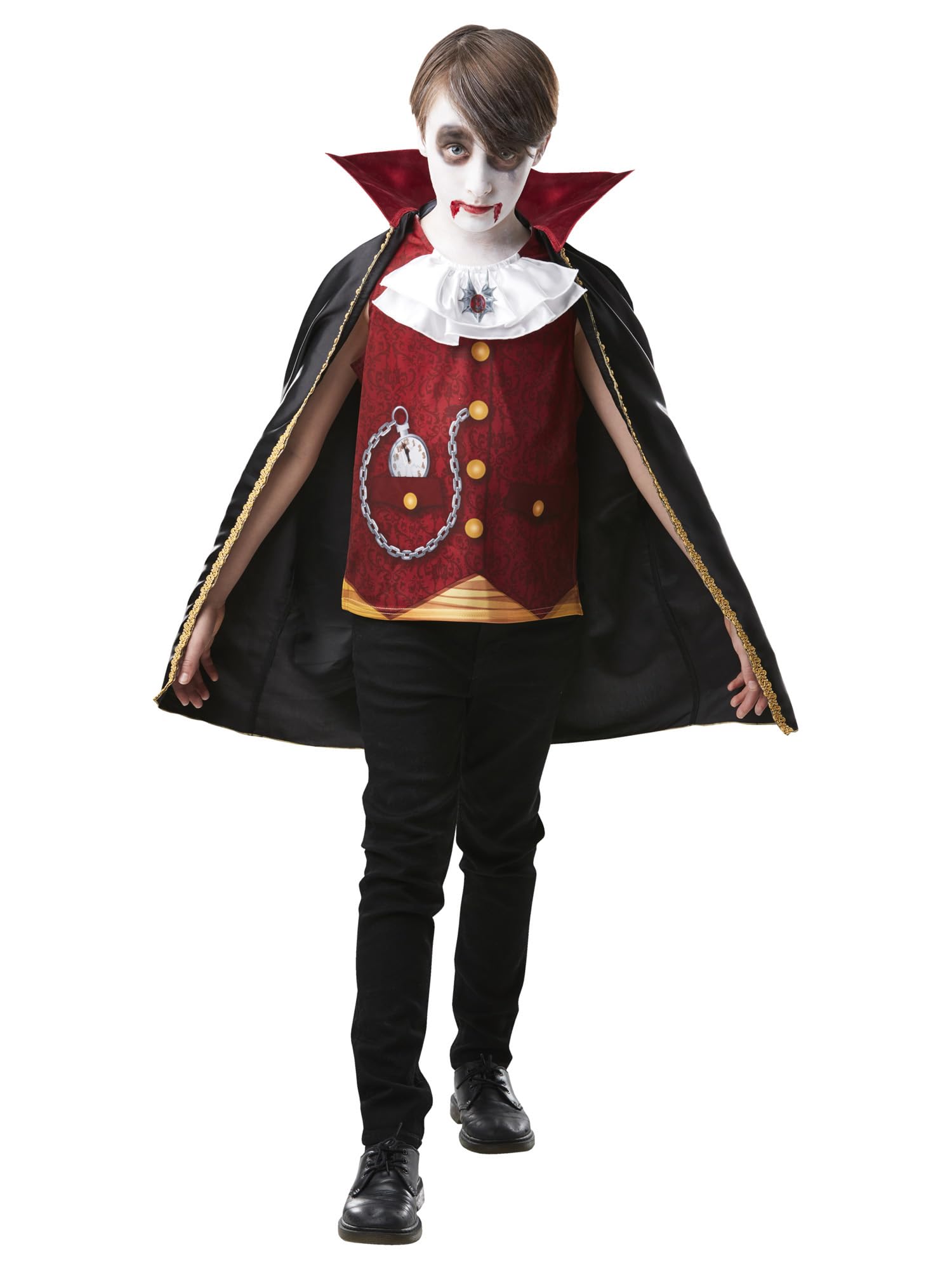 Rubies Official Vampire Dracula, Childs Halloween Costume, Size Small Age 3-4 Years Halloween