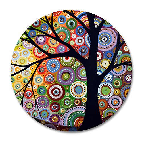 Tree Of Life Round Mouse Pad By Smooffly,Tree Of Life 7.87in X 7.87in Personality Desings Gaming Mouse Pad Style