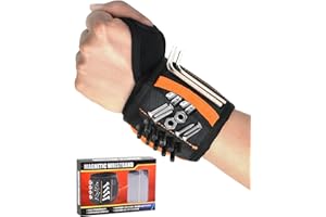VOPH Gifts for Men, Magnetic Wristband for Holding Screws, Nuts, Nails, Cool Gadgets Tool Belt Magnet Wrist for Construction,Christmas Gifts Stocking Stuffers for Men Dad Husband Male Him Boyfriend