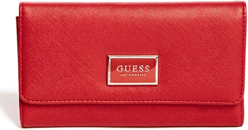 red guess wallet