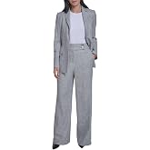 Calvin Klein Womens Open Front Long Sleeve Two Pocket Blazer